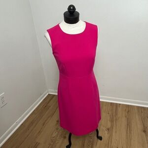 DVF Diane‎ von Furstenberg Pink Sleeveless Career Cocktail Party Dress